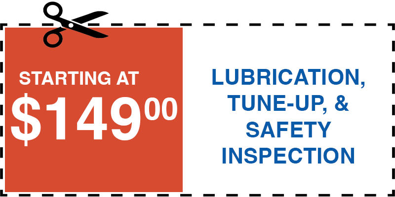 149 garage door MAINTENANCE