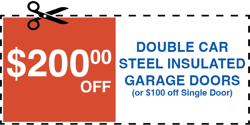 200 off garage door repair