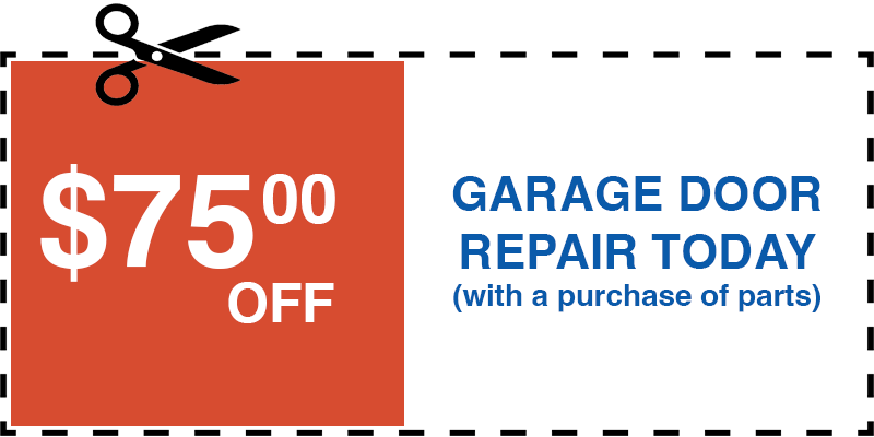 75 off garage door repair