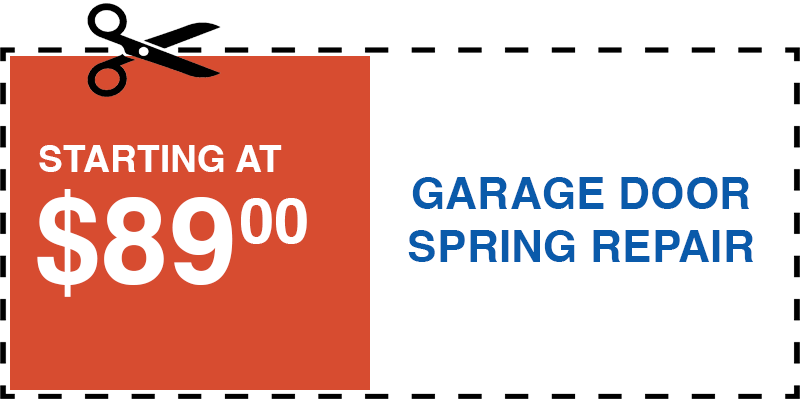 89 garage door SPRING repair